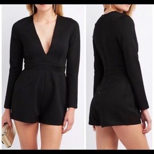 Brand New Charlotte Russe black romper